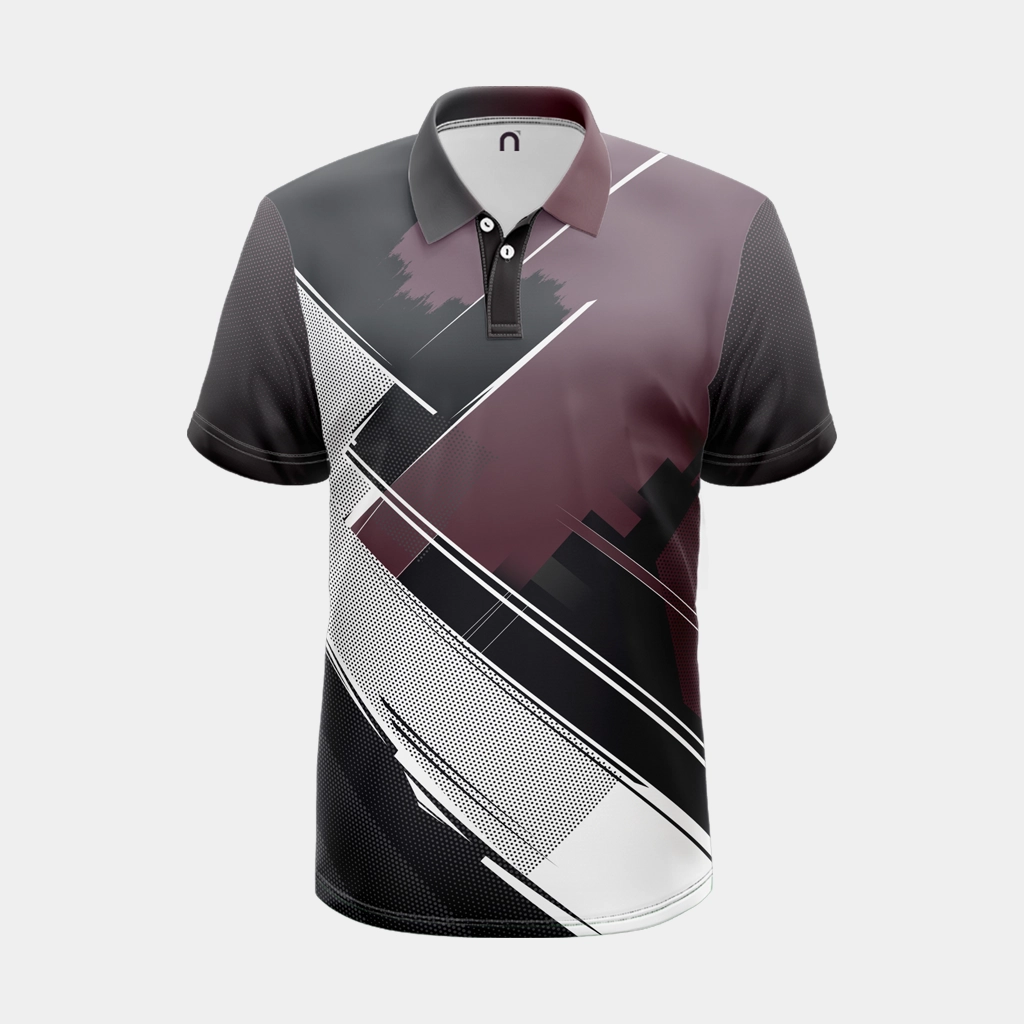 Mens Polo Half Sleeve Jersey (Dot Knit 160 GSM, Grando (Standard Quality - Fast Turnaround), Standard (2-Pass Recommended), Half Sleeve, Black, 22)