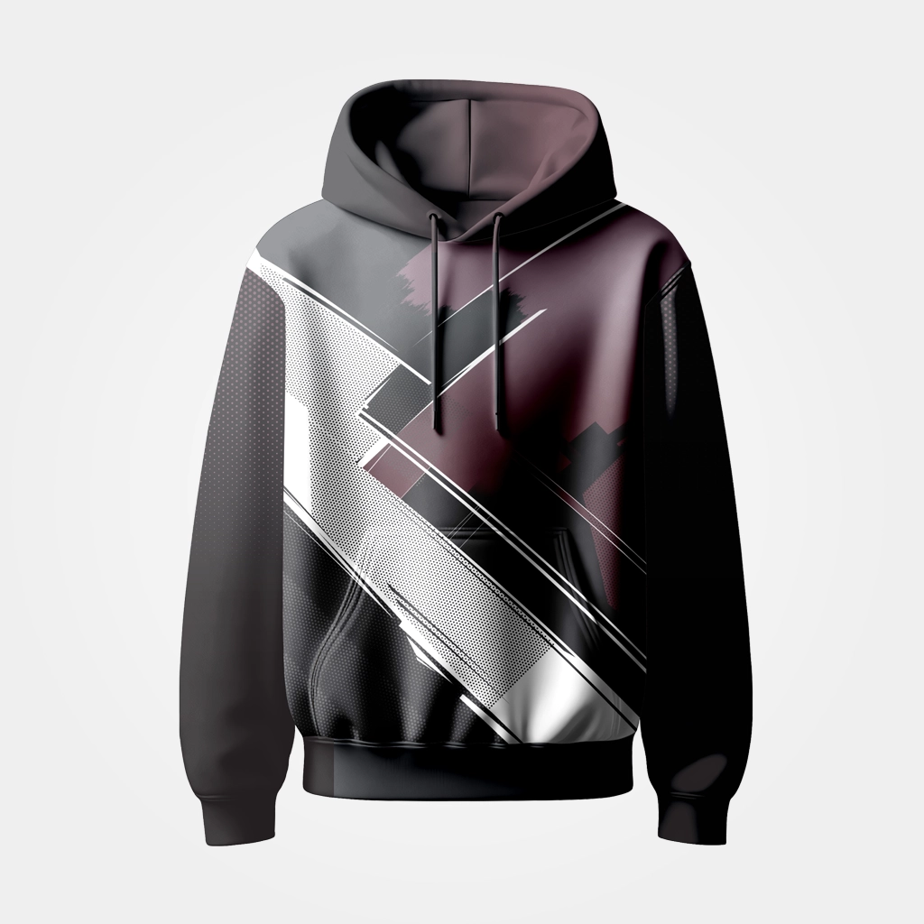 Mens Heavyweight Jersey Pullover Hoodie (Dot Knit 160 GSM, Grando (Standard Quality - Fast Turnaround), Standard (2-Pass Recommended), Black, 22)