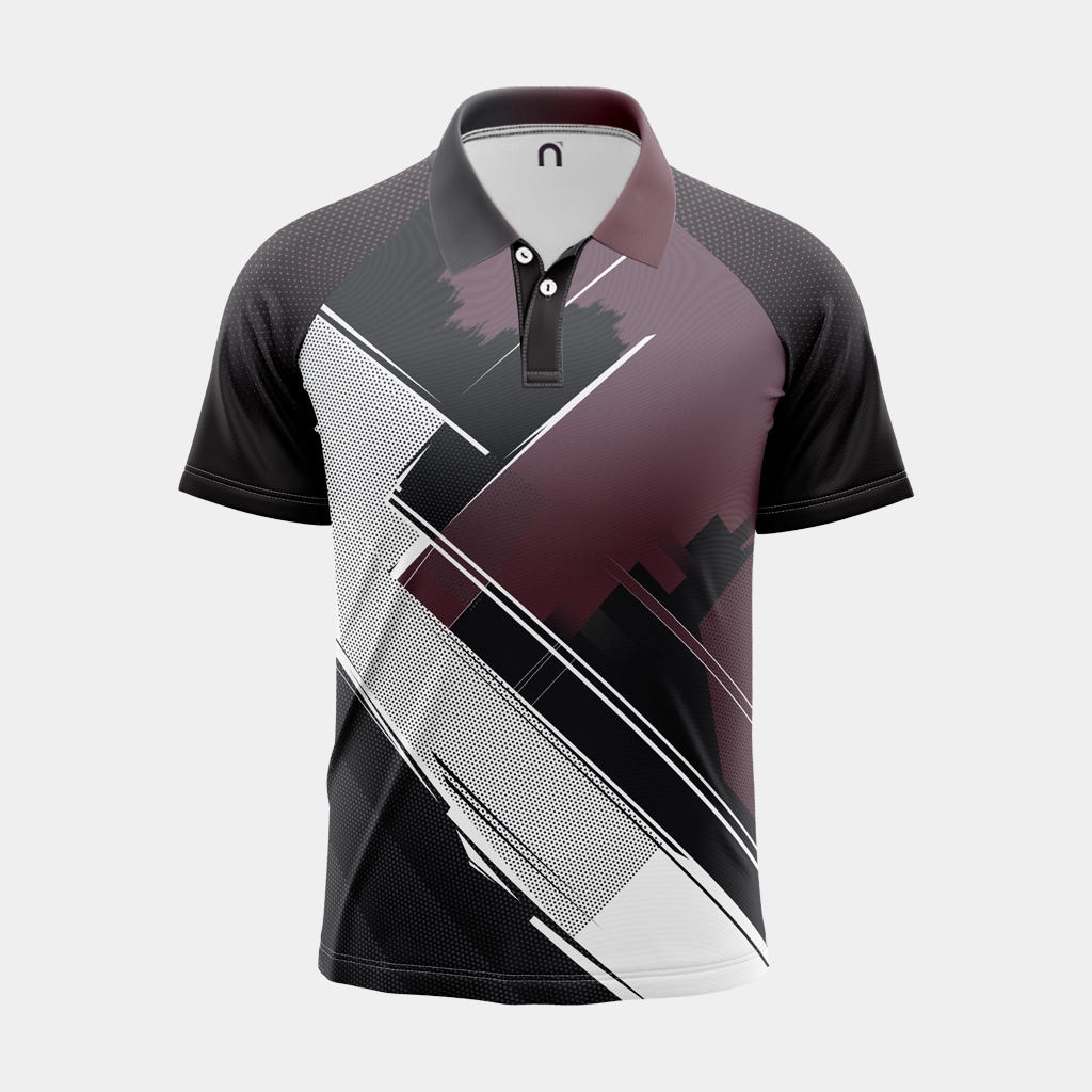 Mens Polo Raglan Half Sleeve Jersey (Dot Knit 160 GSM, Grando (Standard Quality - Fast Turnaround), Standard (2-Pass Recommended), Half Sleeve, Black, 22)