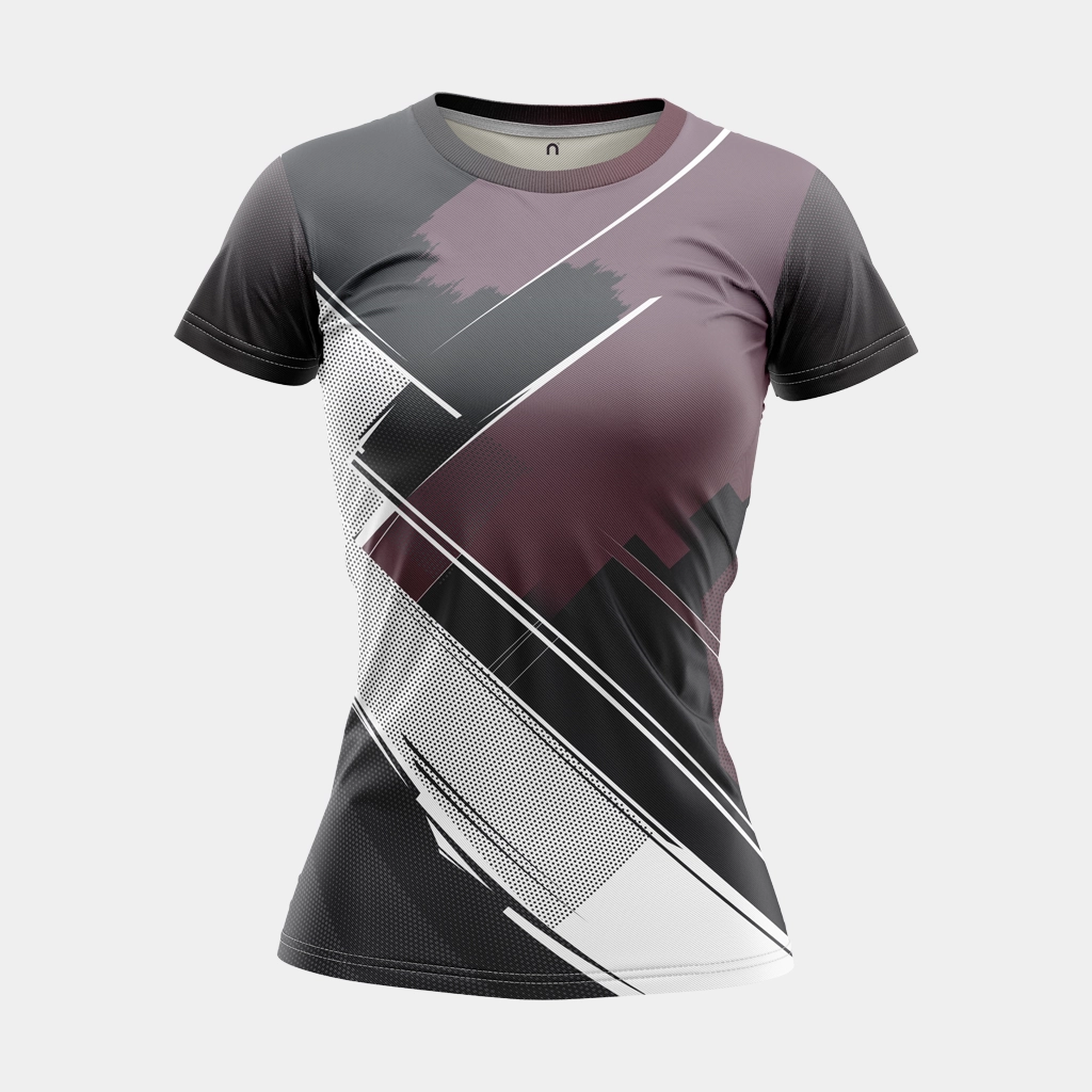 Women Half Sleeve Jersey (Dot Knit 160 GSM, Grando (Standard Quality - Fast Turnaround), Standard (2-Pass Recommended), Half Sleeve, Black, 22)